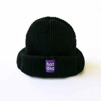 Шапка для собак Hat-Dog чорна